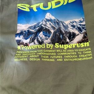City Studio Green Graphic Tee